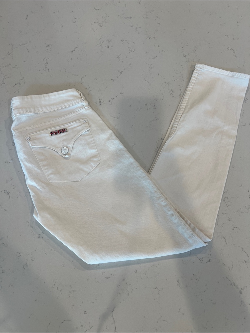 Hudson low rise White Skinny Jeans – Clean Slim Silhouette